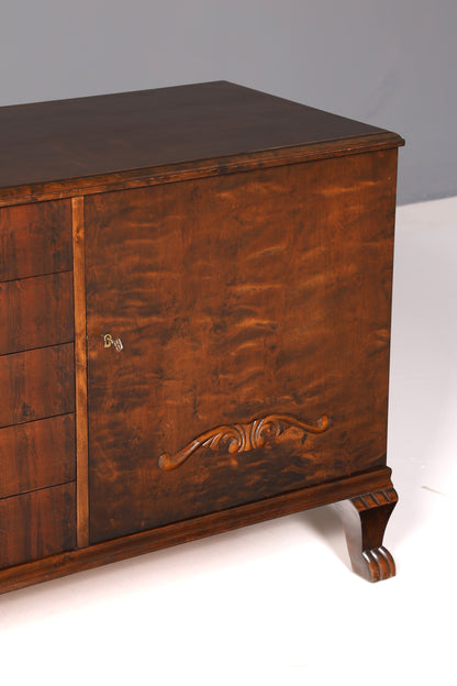 Wunderschönes Original Art Deco Sideboard Antik Schrank TV Kommode um 1930