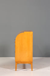 Wunderschöner Mid Century Rollladen Sekretär echt Holz Büro Schrank Retro Schreibkommode