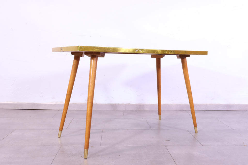 Schlichter Mid Century Couchtisch 70s Vintage Beistelltisch