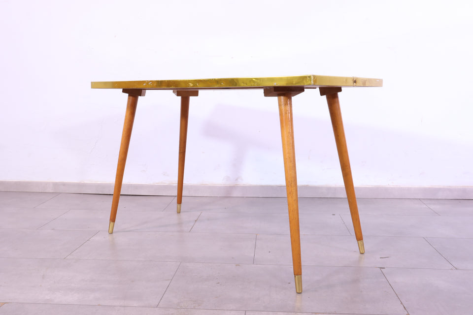 Schlichter Mid Century Couchtisch 70s Vintage Beistelltisch