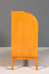 Wunderschöner Mid Century Rollladen Sekretär echt Holz Büro Schrank Retro Schreibkommode