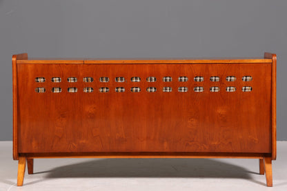 Edls Mid Century Wäschekorb  František Jirák für Tatra Nabytok Sideboard Klappschrank