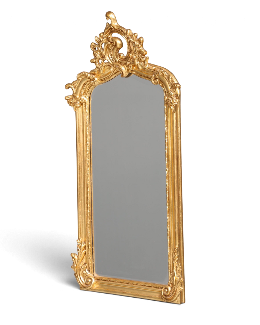Edler Prunk Barock Stil Wandspiegel Ornament Standspiegel Antik Stil Flurspiegel