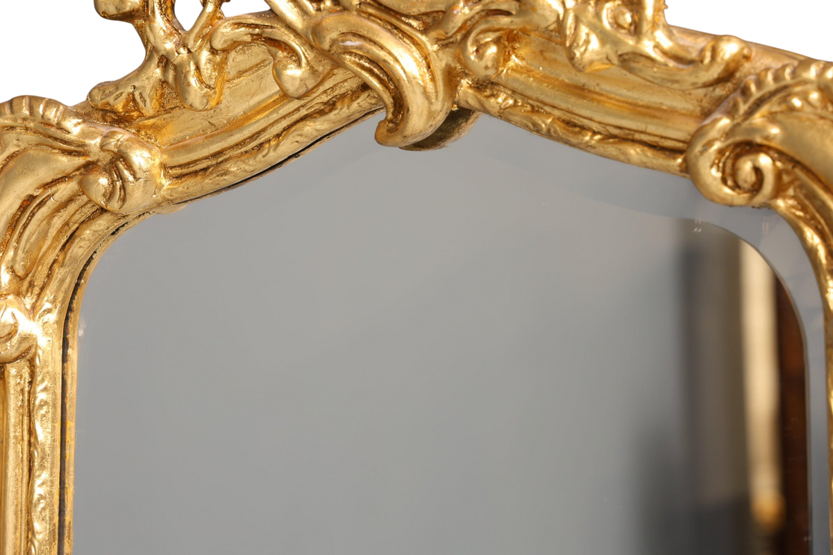 Edler Prunk Barock Stil Wandspiegel Ornament Standspiegel Antik Stil Flurspiegel