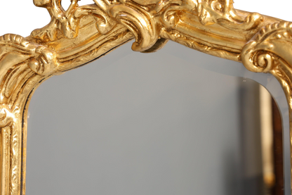 Edler Prunk Barock Stil Wandspiegel Ornament Standspiegel Antik Stil Flurspiegel