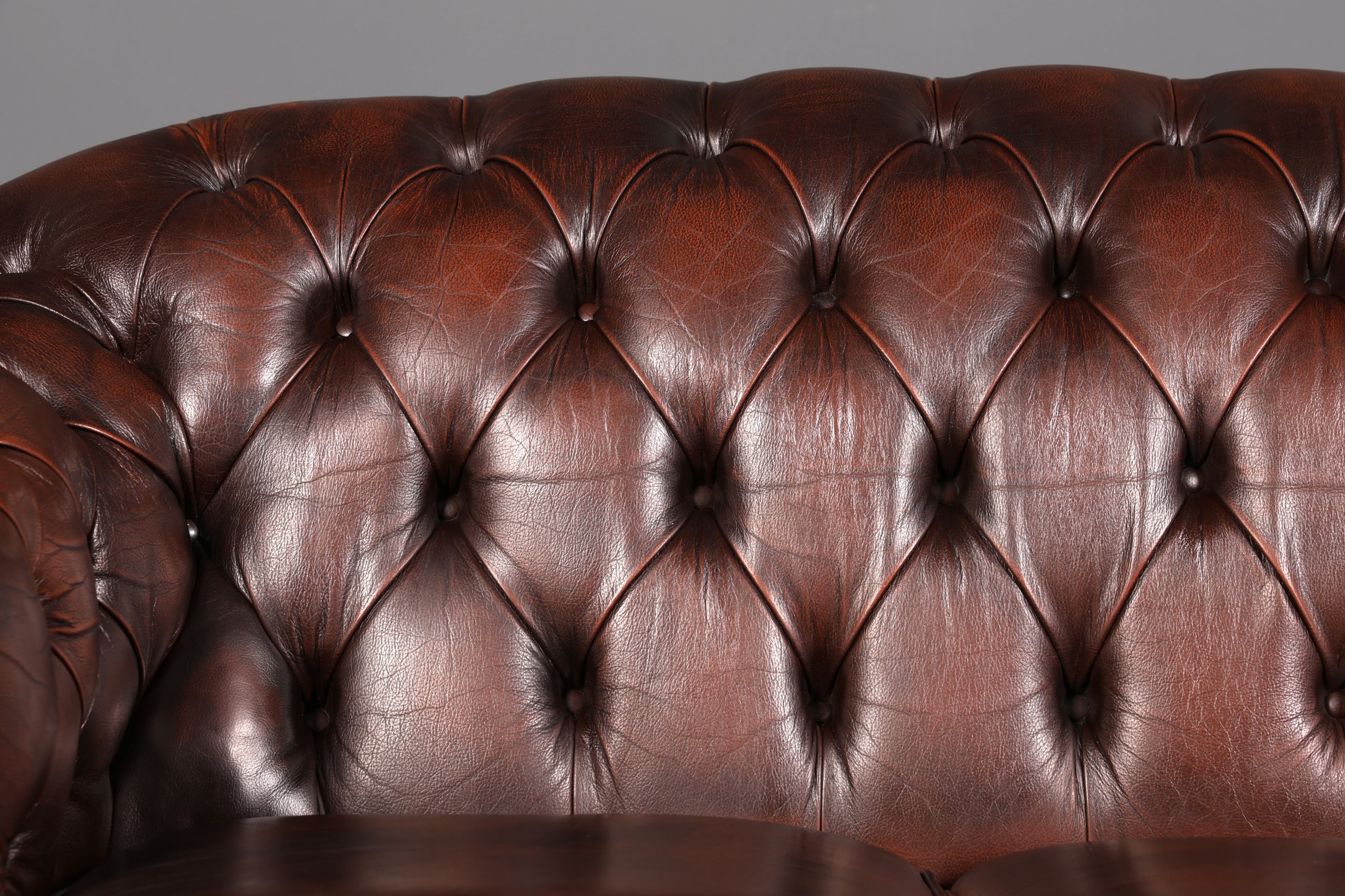Wunderschönes Original Chesterfield Centurion Sofa 3-Sitzer Echt Leder Couch Englisch Ledersofa Vintage