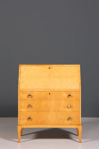 Stilvoller Sekretär im Biedermeier Stil um 1940 Schreibmöbel echt Holz Office Kommode