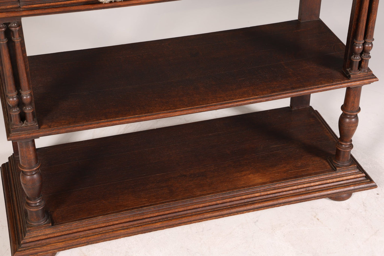 Traumhafte Gründerzeit Anrichte Antik Marmor Kredenz Sideboard Buffet Serviertisch mit Aufsatz
