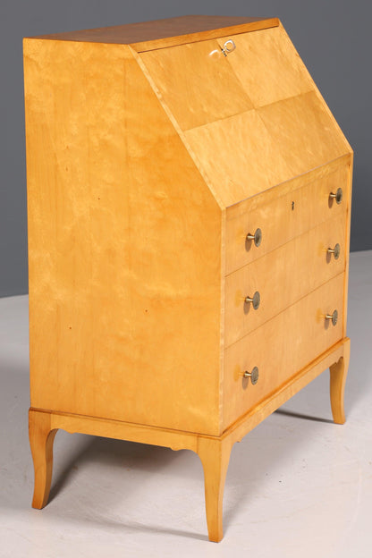 Stilvoller Sekretär im Biedermeier Stil um 1940 Schreibmöbel echt Holz Office Kommode