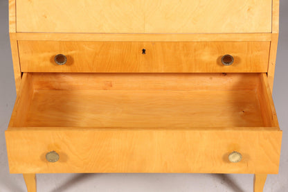 Stilvoller Sekretär im Biedermeier Stil um 1940 Schreibmöbel echt Holz Office Kommode