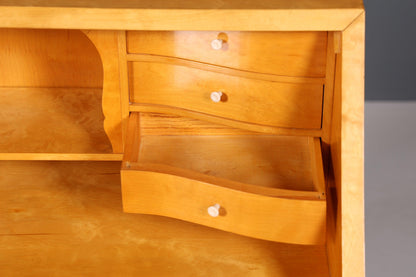 Stilvoller Sekretär im Biedermeier Stil um 1940 Schreibmöbel echt Holz Office Kommode