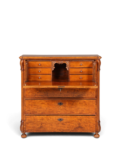 Wunderschöner Louis Philippe Sekretär um 1880 Gründerzeit Antik Schrank Schreibtisch