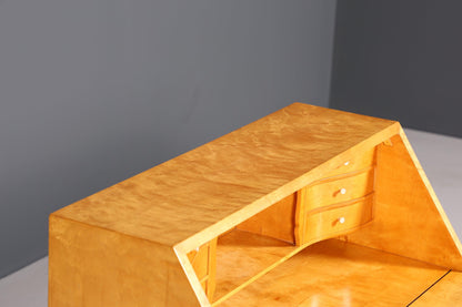 Stilvoller Sekretär im Biedermeier Stil um 1940 Schreibmöbel echt Holz Office Kommode