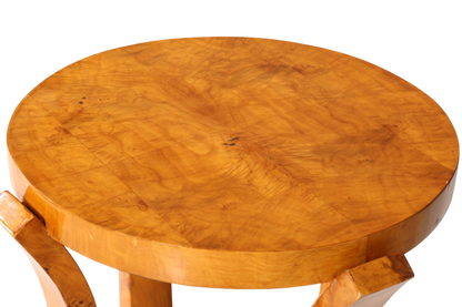 Traumhafter Art Deco Design Beistelltisch Antik Stil Tisch Luxus Couchtisch Birke Ablagetisch