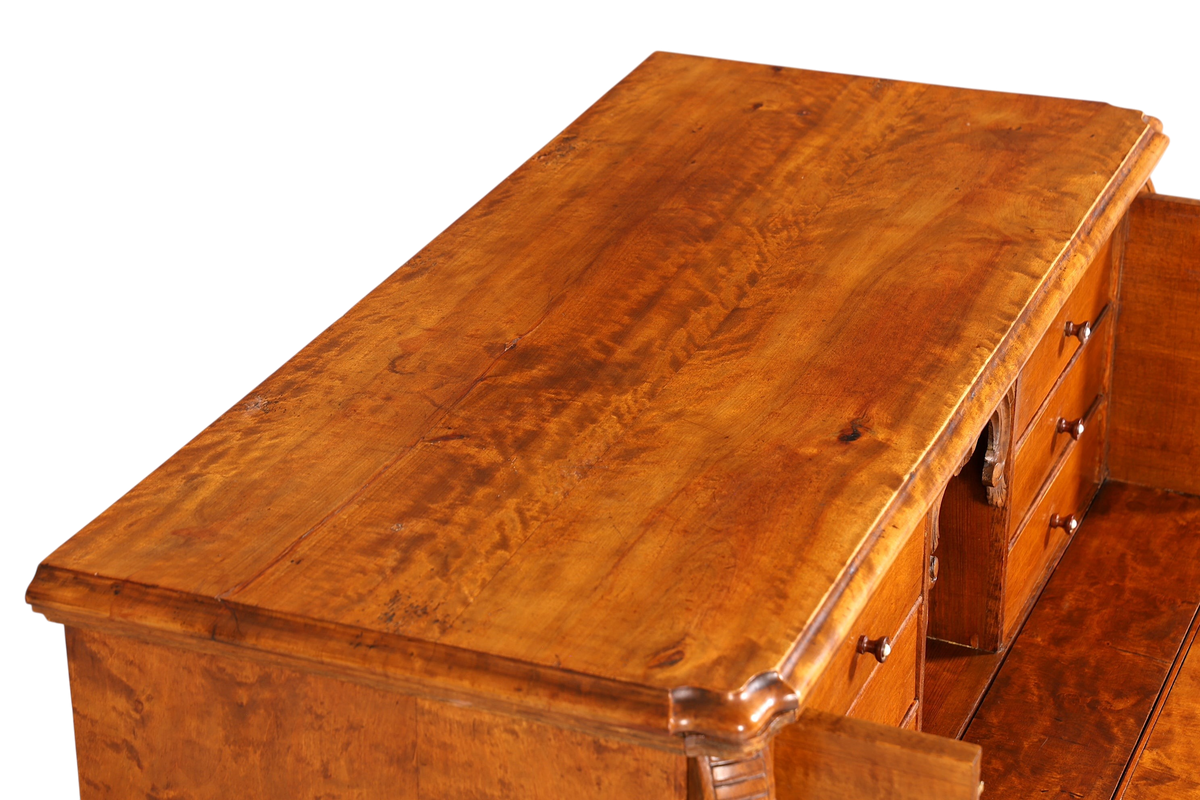 Wunderschöner Louis Philippe Sekretär um 1880 Gründerzeit Antik Schrank Schreibtisch