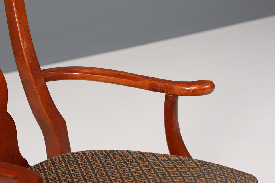 Original Drexel Heritage Stuhl Chippendale Armlehnstuhl USA Sekretär Schreibtisch Stuhl