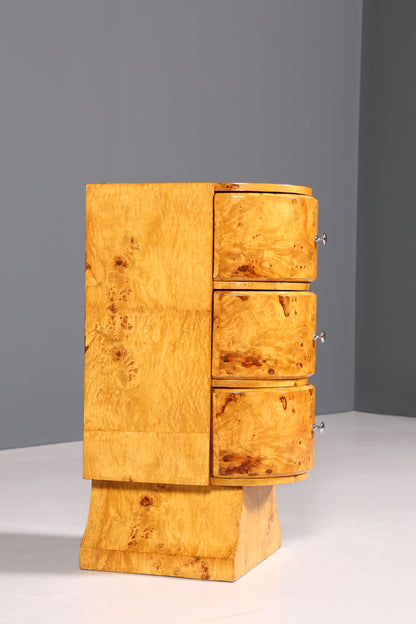 Wunderschöne Art Deco Design Kommode Birke Beistelltisch Modern Kult Schubladenkommode 1 von 2
