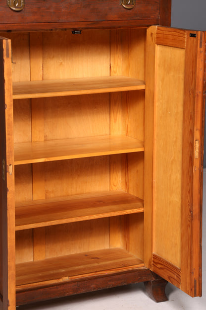 Traumhaftes Jugendstil Vertiko Gründerzeit Schrank Antik Highboard Kommode Buffet Vintage