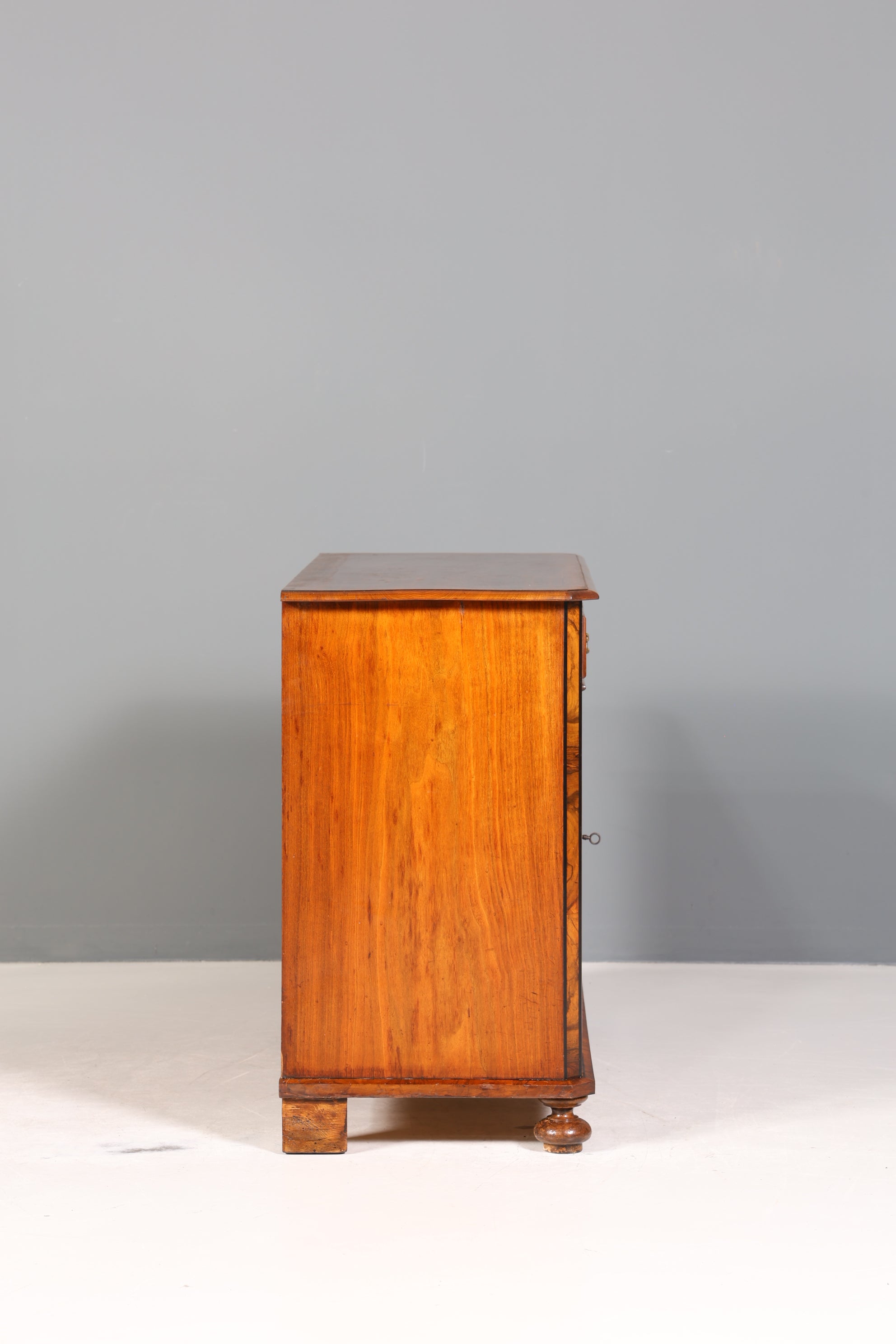 Wunderschöner Gründerzeit Schrank Kommode Louis Philippe Nussbaum Schubladen Kommode um 1880