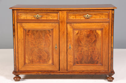 Wunderschöner Gründerzeit Schrank Kommode Louis Philippe Nussbaum Schubladen Kommode um 1880