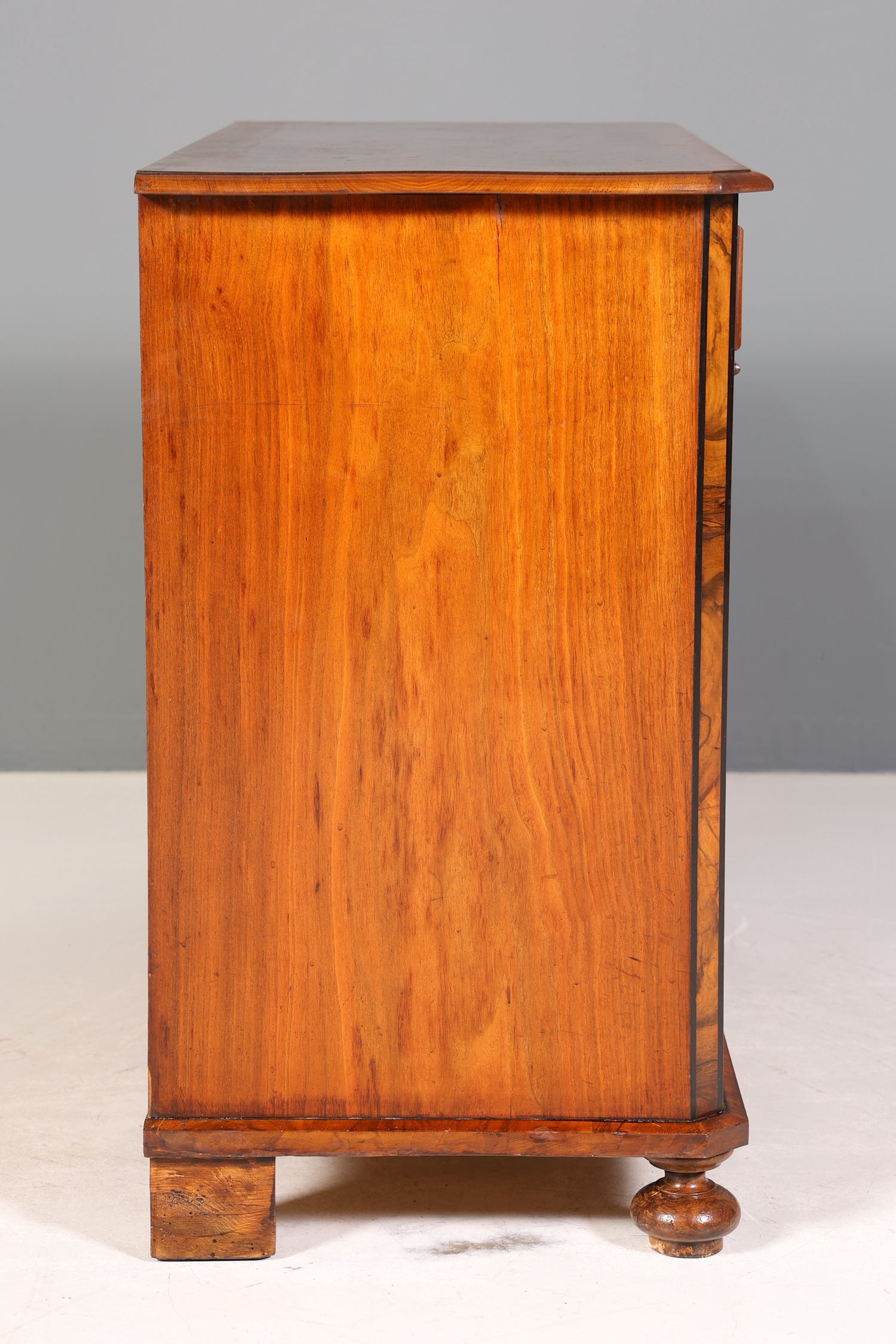 Wunderschöner Gründerzeit Schrank Kommode Louis Philippe Nussbaum Schubladen Kommode um 1880