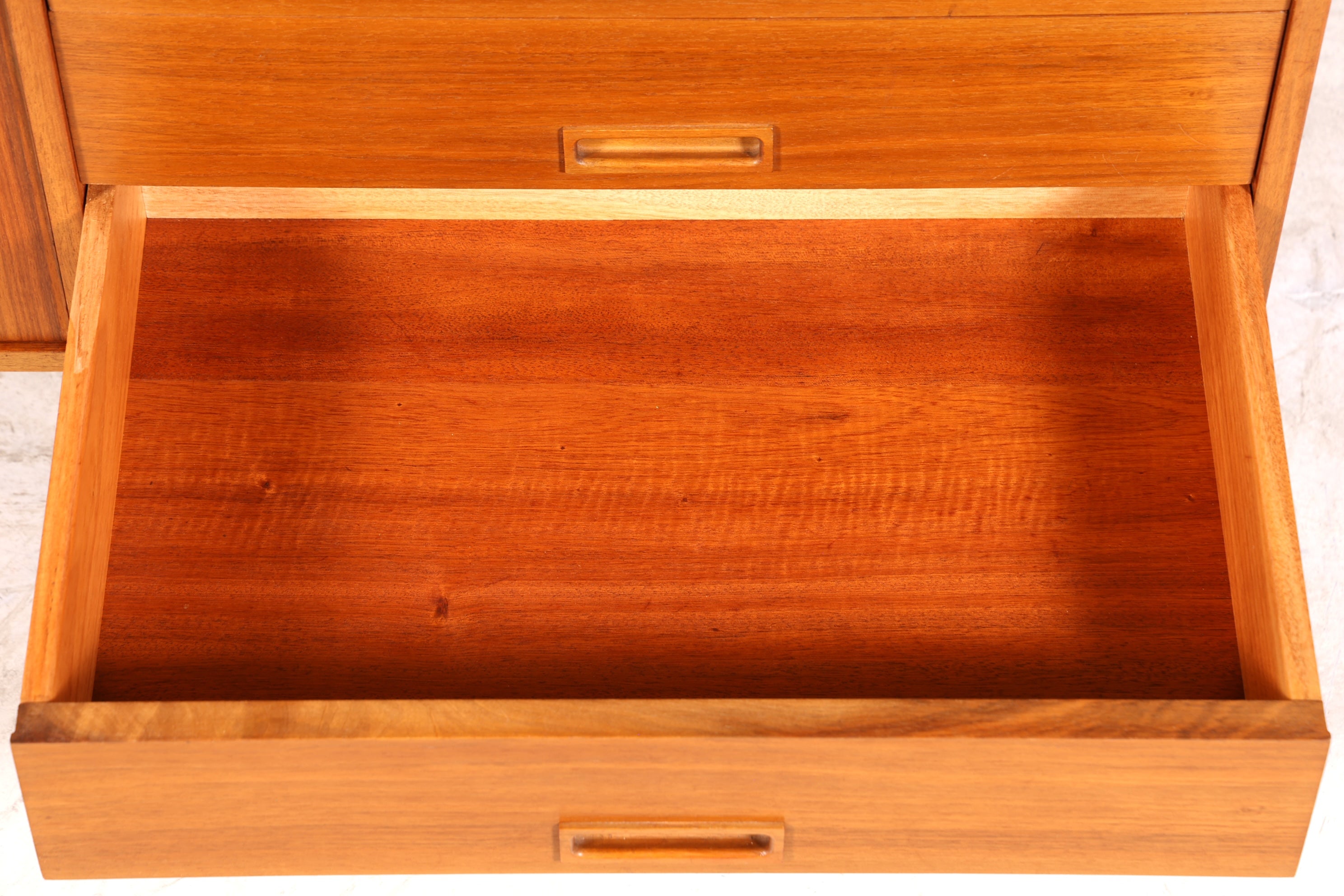 Wunderschöner Mid Century Schrank Bücherregal Sekretär Vintage Regal Highboard Holz Bookshelf VEB