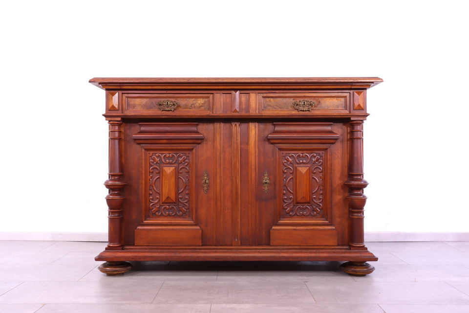 Traumhafte Gründerzeit Kommode um 1880 Antik Holz Schrank