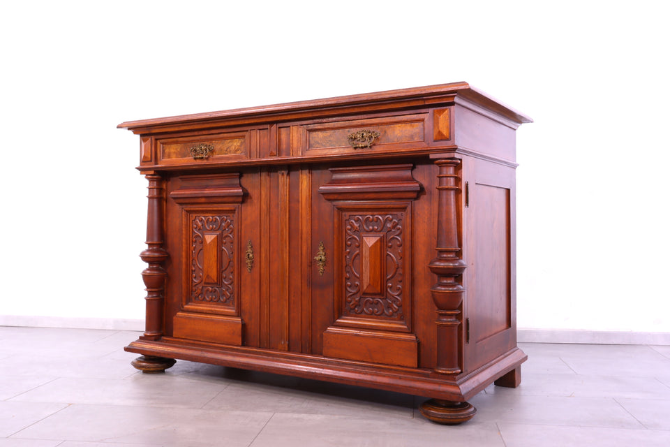Traumhafte Gründerzeit Kommode um 1880 Antik Holz Schrank