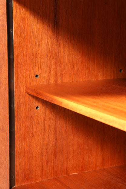 Wunderschöner Mid Century Schrank Bücherregal Sekretär Vintage Regal Highboard Holz Bookshelf VEB