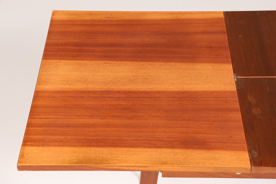 Wunderschöner Mid Century Esstisch Danish Design Holz Küchentisch ausziehbarer und höhenverstellbarer Esszimmer Tisch