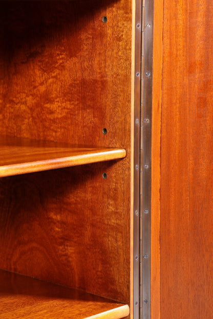 Wunderschöner Englischer Schrank Antik Mahagoni Vertiko Barock Stil Highboard Aktenschrank
