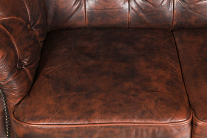 Wunderschöne Original Chesterfield Centurion 2-Sitzer Couch Englisch Echt Leder Sofa UK