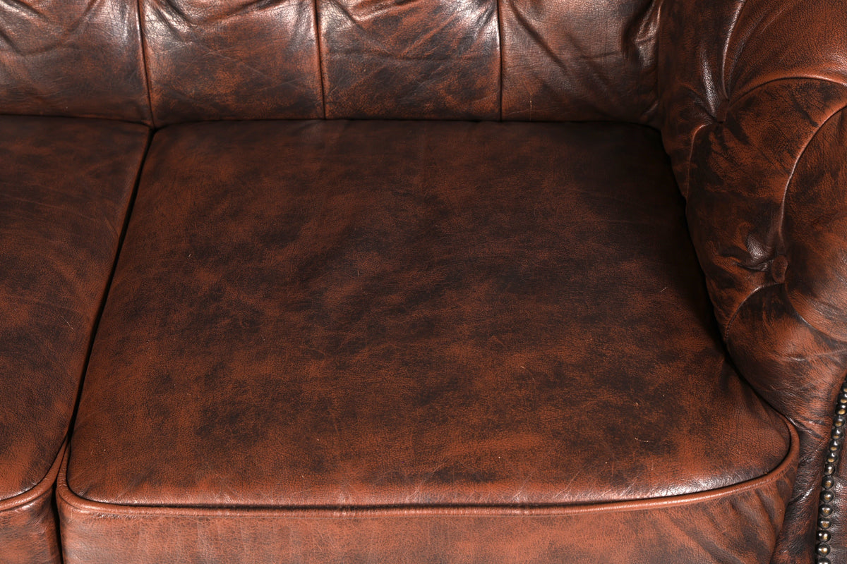 Wunderschöne Original Chesterfield Centurion 2-Sitzer Couch Englisch Echt Leder Sofa UK