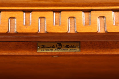 Wunderschöner Englischer Schrank Antik Mahagoni Vertiko Barock Stil Highboard Aktenschrank