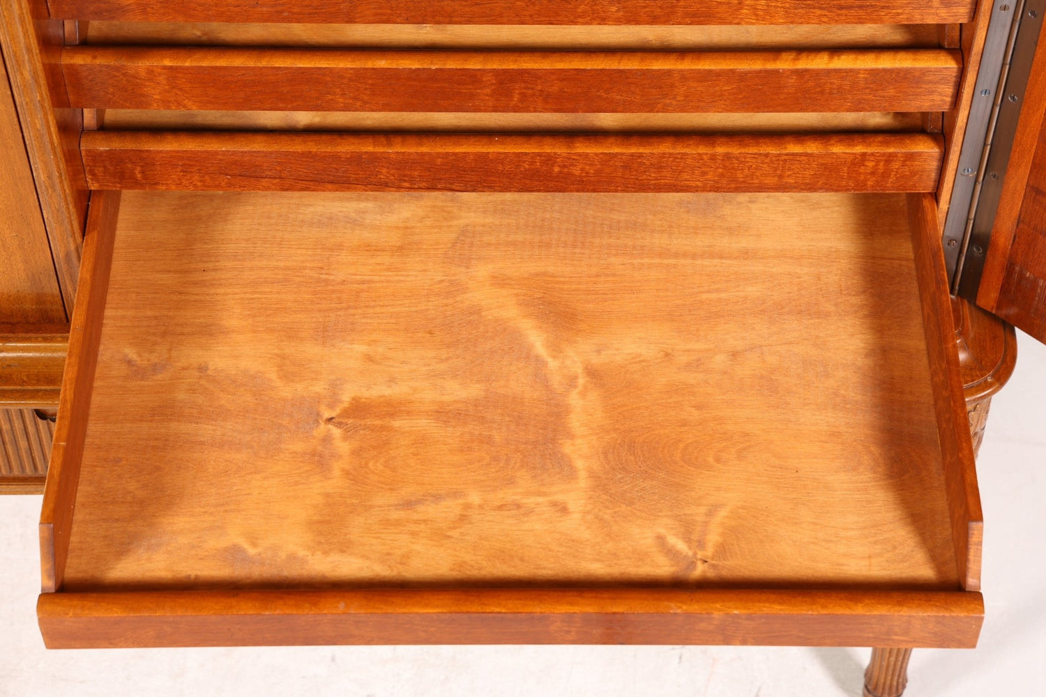 Wunderschöner Englischer Schrank Antik Mahagoni Vertiko Barock Stil Highboard Aktenschrank
