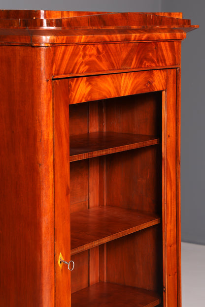 Traumhafte Louis Philippe Vitrine Antik Biedermeier Schrank Echt Holz um 1880 Glasvitrine Vintage