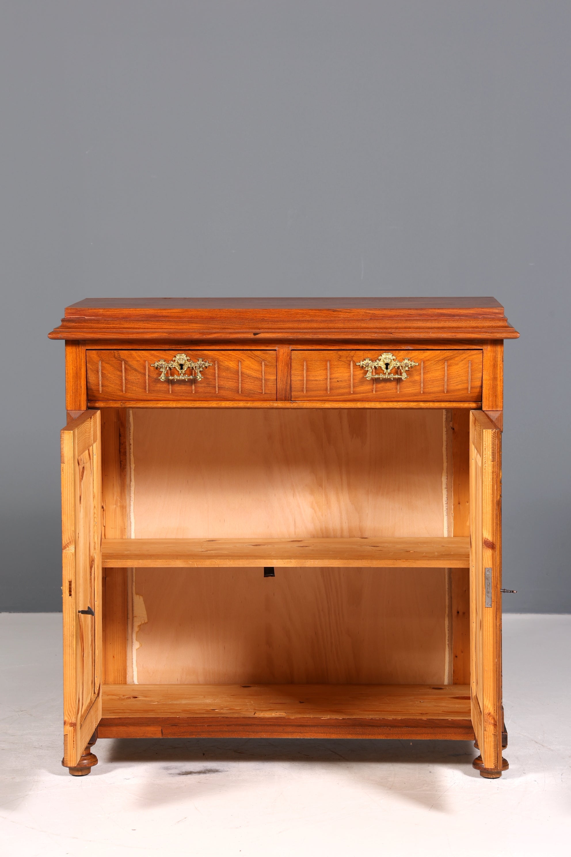 Wunderschöner Gründerzeit Schrank Louis Philippe Nussbaum Kommode um 1880