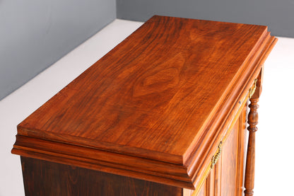 Wunderschöner Gründerzeit Schrank Louis Philippe Nussbaum Kommode um 1880