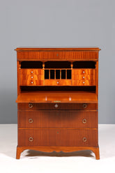 Stilvoller Sekretär im Antik Stil Büro Kommode Art Deco Stil 50s Vertiko Schreibkommode Kommode