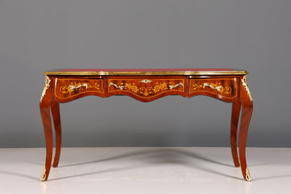 Prächtiger Louis XV Stil Schreibtisch French Desk Antik Stil Bürotisch - Schreibtisch