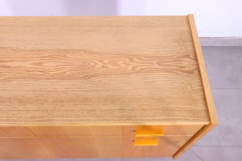 Schlichte Mid Century Kommode Retro Schrank Vintage