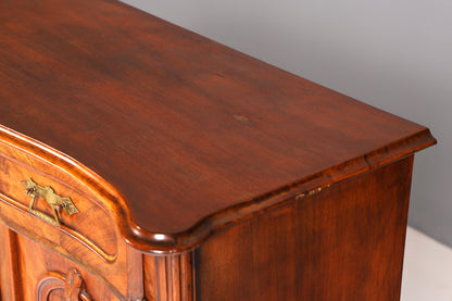 Wunderschöner Louis Philippe Schrank Gründerzeit Vertiko Highboard Antik um 1880