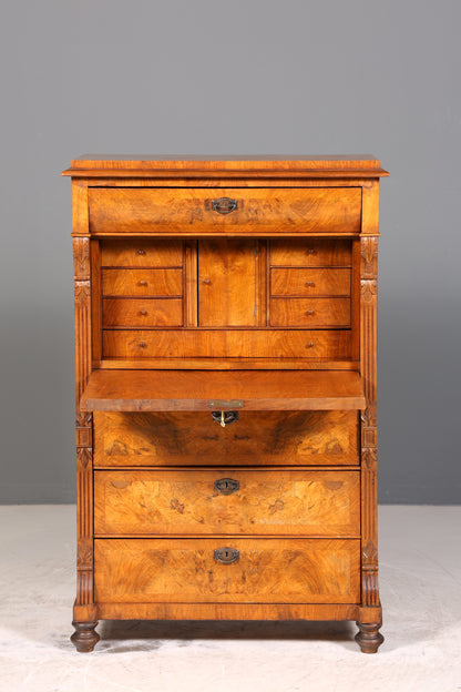 Traumhafter Gründerzeit Sekretär Vertiko Highboard Louis Philippe Kommode Sekretär Schrank um 1880