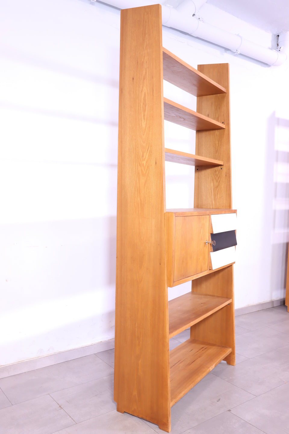Mid Century Regal Danish Design Bücherregal Schrank 1/2
