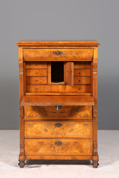Traumhafter Gründerzeit Sekretär Vertiko Highboard Louis Philippe Kommode Sekretär Schrank um 1880