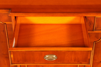 Wunderschönes Original Heldense Sideboard Eibe Englisch Buffetschrank Kommode Antik Schrank Vintage