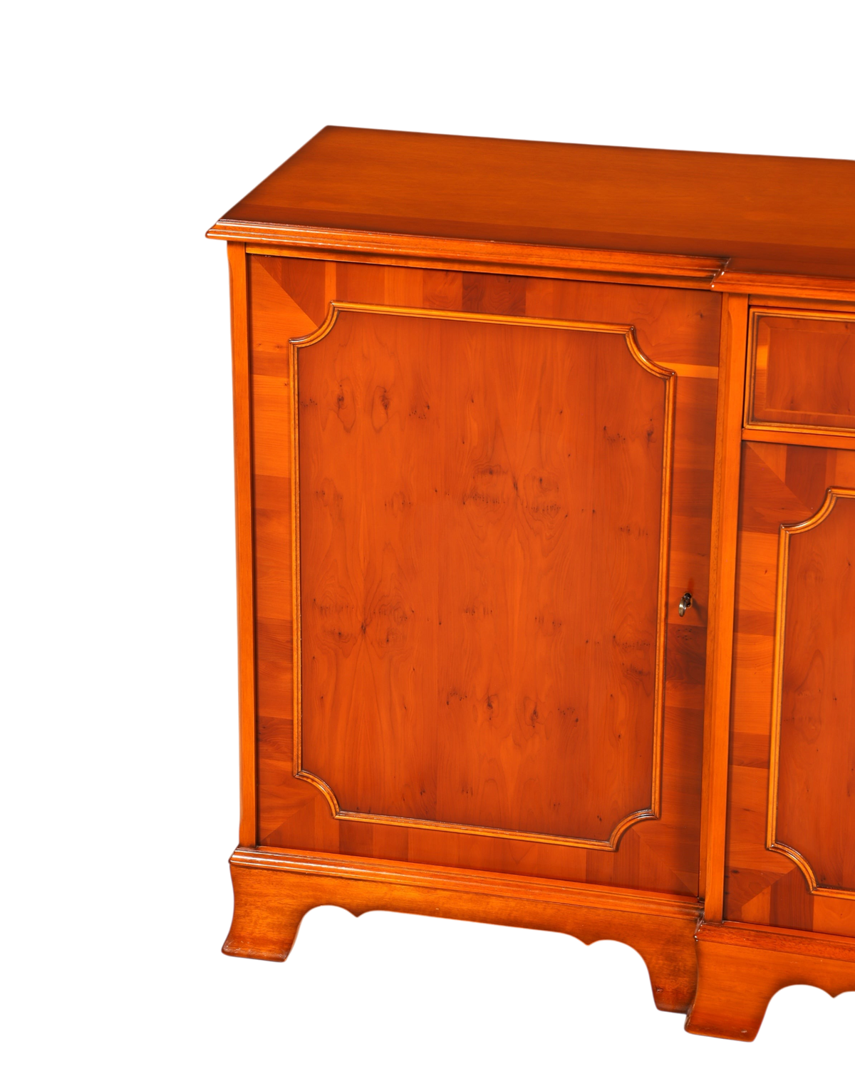 Wunderschönes Original Heldense Sideboard Eibe Englisch Buffetschrank Kommode Antik Schrank Vintage