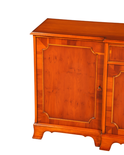 Wunderschönes Original Heldense Sideboard Eibe Englisch Buffetschrank Kommode Antik Schrank Vintage