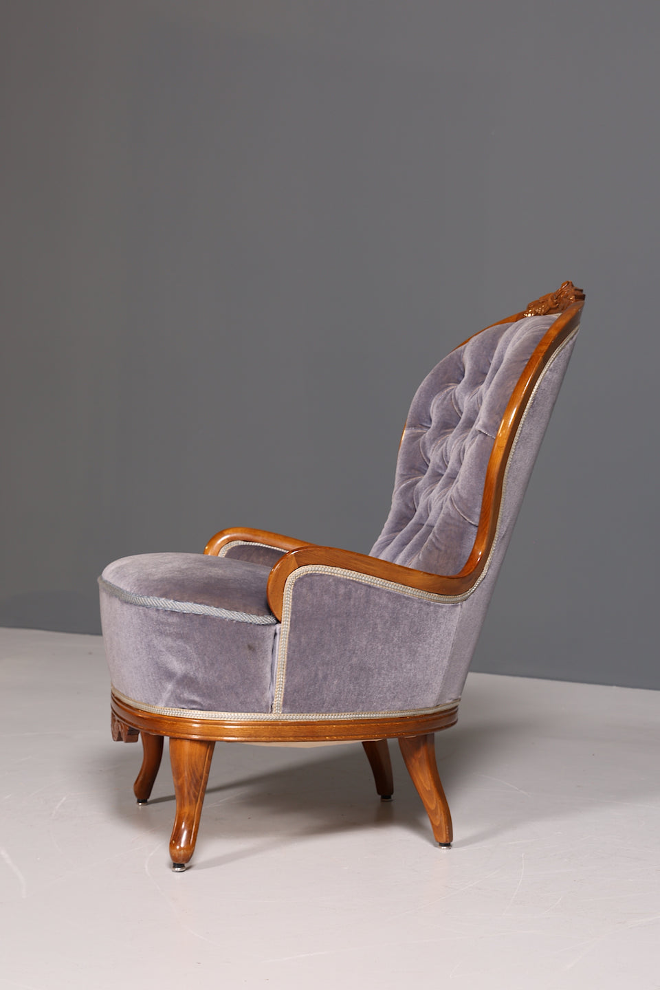 Edler Sessel im Louis Philippe Stil 60s "Bergère" Barock Stil 2 von 2