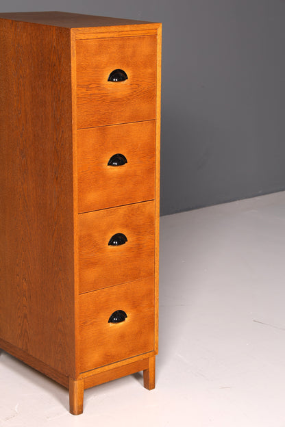 Wunderschöner Mid Century Aktenschrank Kommode Vintage Bauhaus Apotheker Schrank Retro Schubladenkommode